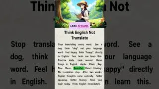 Thumbnail: 2 Weeks to English Thoughts Without Translation #englishlearning #speakfluently