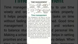 Thumbnail: Time managemen | One English Page a Day 11 #easyenglish #englishforbeginners