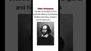 Thumbnail: William Shakespeare | Bard of Avon | #mcq #literature #mcqs #englisliterature #shorts #ugcnet