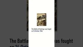Thumbnail: Battle of Hastings | EngLiterature #shorts #youtubeshorts #ytshorts #history #britishliterature