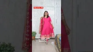 Thumbnail: Branded Anarkali suit link in description box #flipkart #shorts #anarkalisuit