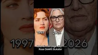 Thumbnail: Titanic Stars 29 Years Later! (1997 vs 2026) 💔 #shorts