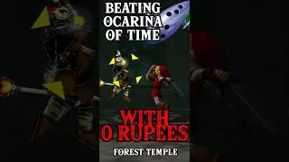 Thumbnail: Beating Ocarina of Time with NO Rupees - Breaking the Forest Temple