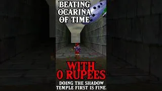 Thumbnail: Beating Ocarina of Time with NO Rupees - Shadow Temple First!