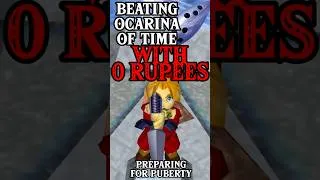 Thumbnail: Beating Ocarina of Time with NO Rupees - Prelude to Puberty