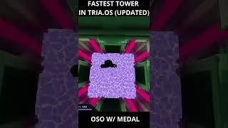 Thumbnail: FASTEST TOWER IN TRIA.OS GOT BUFFED?!?! #roblox #triaos #speedrun #obby #floodescape