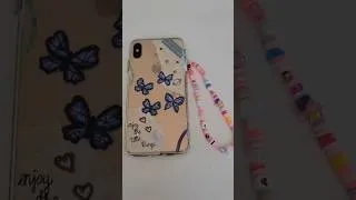 Thumbnail: Decorating a clear phone case #shorts