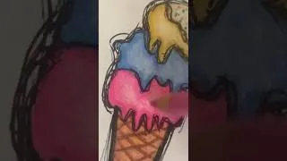Thumbnail: Making summer stickers! We are so close to 500 subscribers! #shorts #summer #sticker