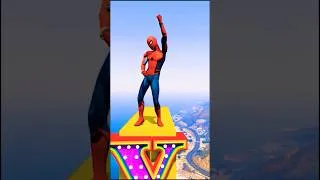 Thumbnail: SPIDER MAN!on Motorcycle in Spiral Bridge Stunt Rid!