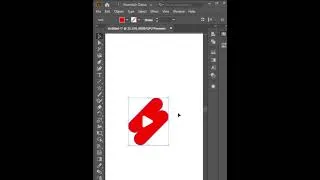 Thumbnail: YouTube Shorts Logo design illustrator #logo #illustrator #shorts