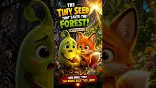 Thumbnail: The Tiny Seed That Saved the Forest 🌱🦊 | A Short Story About Never Giving Up