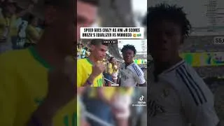 Thumbnail: Speed reaction to vini junior scoring brazil vs morocco #worldcup #viralvideo #brazilvsmorocco