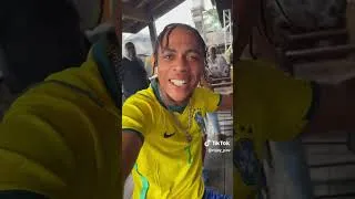 Thumbnail: Who is gonna win the world cup? Jamaican reaction to brazil vs morocco 2026 world cup.