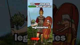 Thumbnail: Why Romans ONLY wore ONE greave on the Left Leg? #shorts #history #roman