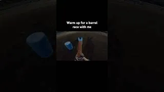 Thumbnail: Warm up for a barrel race with me 🐎💨 #equestrian #barrelracing