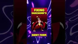 Thumbnail: Fixing Garchomp's AWFUL Shiny Form... #shorts