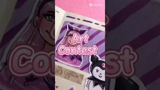 Thumbnail: art contest! 🩷 #shorts #art #artcontest #drawing