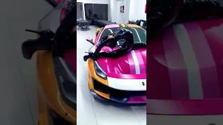 Thumbnail: Flexible Girl Contortionist does Insane SPLITS on pink Ferrari!!🏎️ #flexibility #cars #flexible