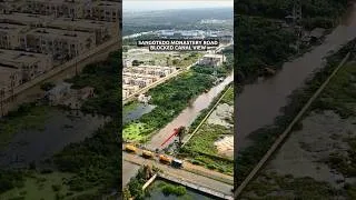 Thumbnail: Sangotedo Monastery Road Blocked Canal Reveal #shorts