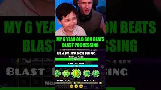 Thumbnail: My 6 year old SON beats Blast Processing on stream #geometrydash