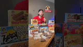 Thumbnail: Pro Eater Vs. 10,000+ CALORIES of Little Debbie Items!