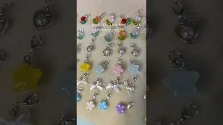Thumbnail: 🧸 pack stitch markers with me! Available on introvertcrossing.com  🎀 #enamelcharms #acryliccharms