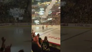 Thumbnail: Fan Runs onto Ice at PPG Paints Arena Viewing Party