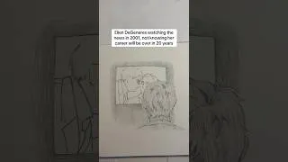 Thumbnail: 9 11 to MCR to twilight to Ellen DeGeneres downfall pipeline #memes #pencildrawing