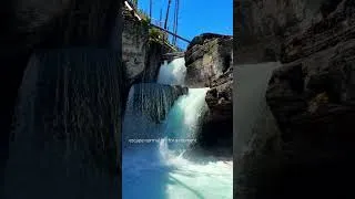 Thumbnail: Breathtaking Waterfall in Glacier Nat Park #waterfall #nature #relaxing
