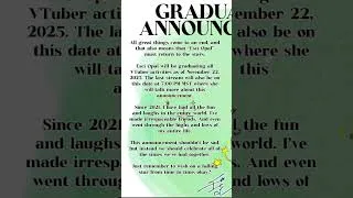 Thumbnail: I’ll never forget you. #vtuber #graduation