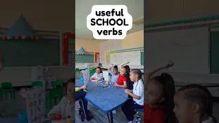 Thumbnail: Useful school verbs #esl #schoolvocabulary #verbsinenglish #englishlearning