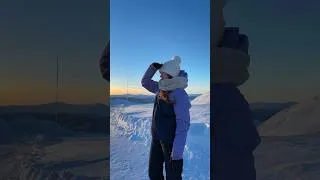 Thumbnail: Filming shorts & videos 3500ft. Up a mountain😁 #travel #shortsfeed #wintersnow #mountain #livelife