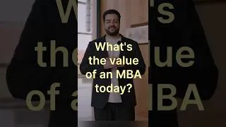 Thumbnail: What is the value of an MBA today?  #esmtberlin #mba #datascience