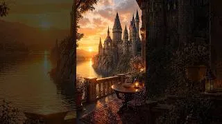 Thumbnail: Hogwarts Castle at Golden Hour #fantasy #aestethic #harry potter