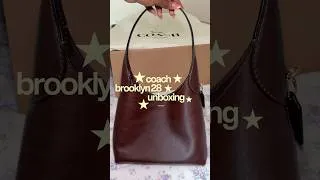 Thumbnail: coach Brooklyn 28 unboxing #coach