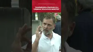 Thumbnail: Rahul Gandhi’s Big Attack On Dharmendra Pradhan: ‘Criminal Education Minister’ Remark Over NEET Row