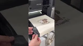 Thumbnail: I printed my cats onto a tote bag with flexible white ink 🐱 #eufyMakeE1 #FlexibleWhiteInk