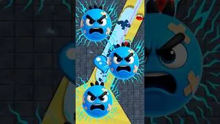 Thumbnail: Six Balls vs One Laser  #ytshorts #brainteasers  #puzzlegame #luckyballs