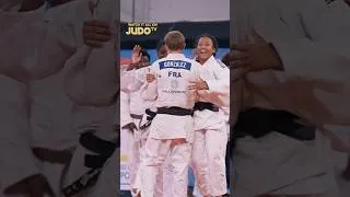 Thumbnail: 🇫🇷 France owned it again 🥇 Loris GONZALEZ wins the tiebreak. Les Bleus golden ⭐️ #judo