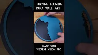 Thumbnail: Laser Engraved Florida Wood Art Assembly #woodworking #laser