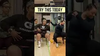 Thumbnail: Chair dance can still raise your heart rate and help you stay consistent without punishing your knee