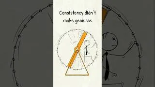 Thumbnail: Why Consistency Keeps You Average (And What Geniuses Do Instead)