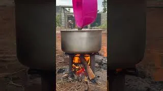 Thumbnail: 🔥 Quick & Easy Outdoor Dinner Recipe 🍲 |Peaceful Countryside Cooking #Shorts #outdoorcooking #food