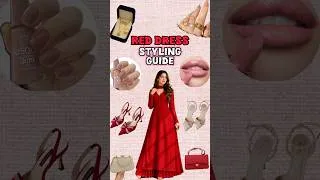Thumbnail: How To Style Red Dress With Different Accessories👗👠👜💅💄 #stylingtips #fashion #trend #viral #fyp