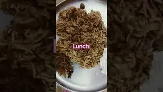 Thumbnail: today's simple lunch # Mushroom biryani # Mango pachadi #raita