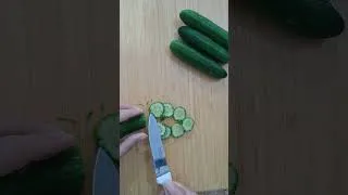 Thumbnail: Check out this new cucumber cut!#viral #shorts #viralshorts