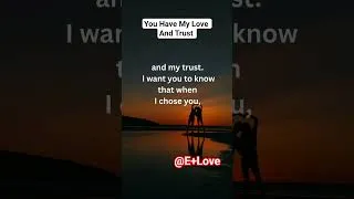 Thumbnail: You're The Last Person to hv My Love And Trust #youtubeshorts #lovemessages