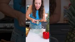 Thumbnail: Sticky-Sweet Sheet Pan Hawaiian Chicken with Charred Pineapple #shorts