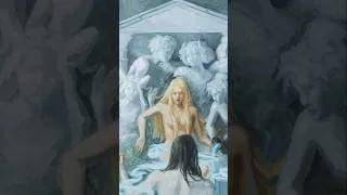 Thumbnail: from gouache sketch to final book illustration #art #paintingprocess #acrylicpainting #illustration