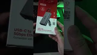 Thumbnail: Unitek 5Gbps usb-c to ethernet adapter unboxing